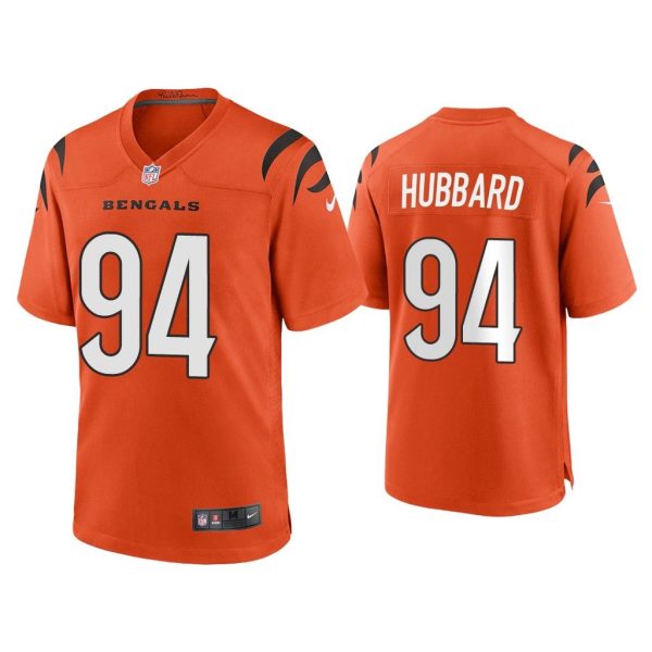 2021 Sam Hubbard Cincinnati Bengals Orange Game Jersey