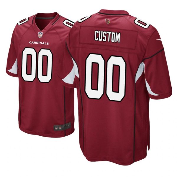 Arizona Cardinals #00 Cardinal Men Custom Game Jersey