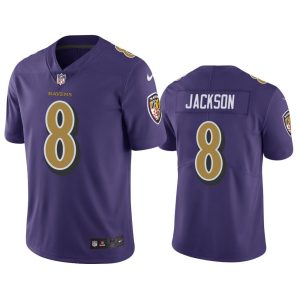 Baltimore Ravens Lamar Jackson #8 Men Purple Color Rush Limited Jersey