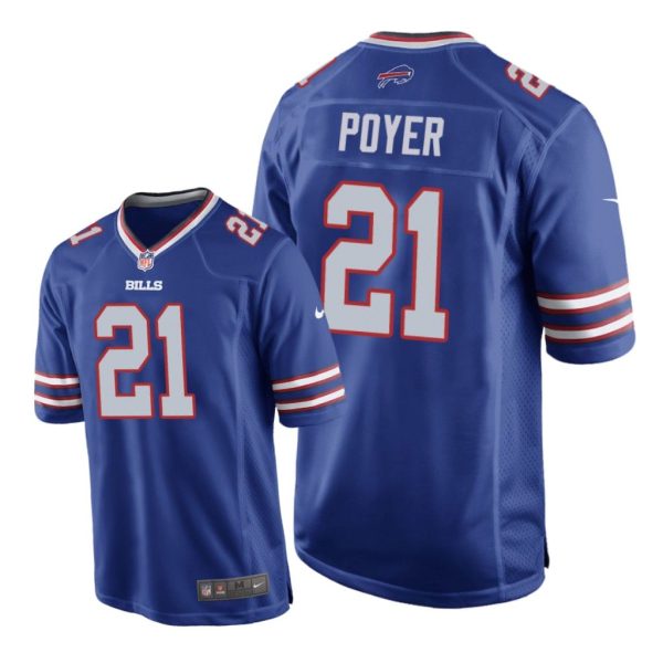 Buffalo Bills #21 Royal Men Jordan Poyer Game Jersey