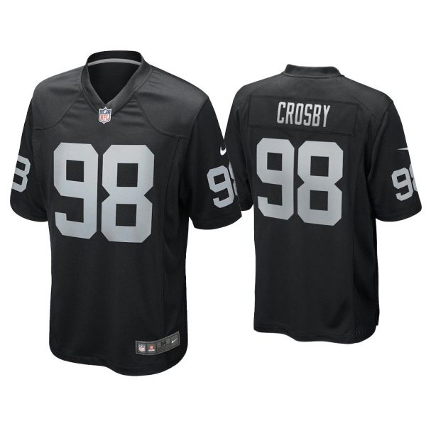 Maxx Crosby Las Vegas Raiders Black Game Jersey