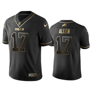 Men 2019 Golden Edition Vapor Untouchable Limited Buffalo Bills #17 Josh Allen Black Jersey
