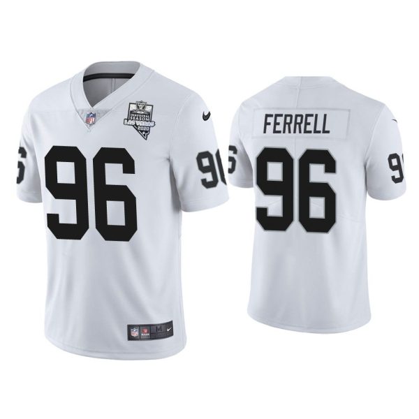 Men 2020 Clelin Ferrell Las Vegas Raiders White Inaugural Season Vapor Limited Jersey