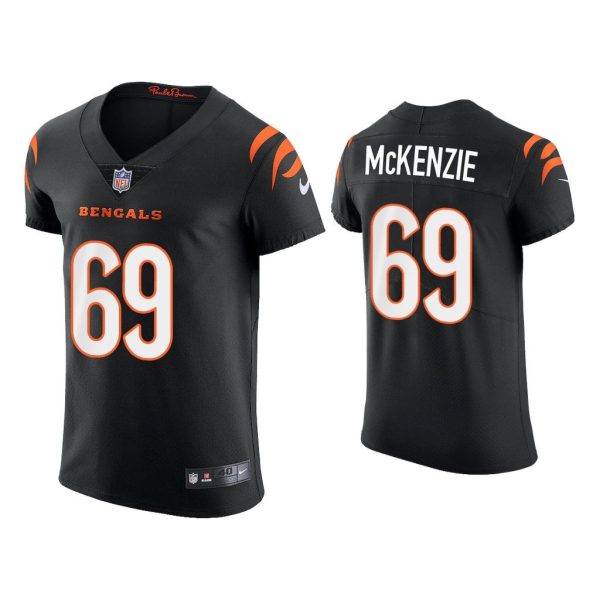 Men 2021 Kahlil McKenzie Cincinnati Bengals Black Vapor Elite Jersey