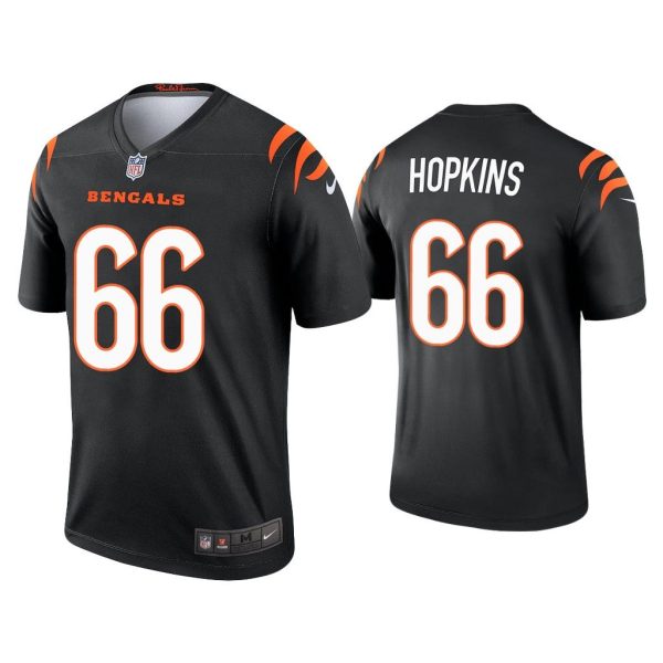 Men 2021 Trey Hopkins Cincinnati Bengals Black Legend Jersey