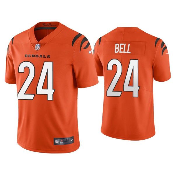 Men 2021 Vonn Bell Cincinnati Bengals Orange Vapor Limited Jersey