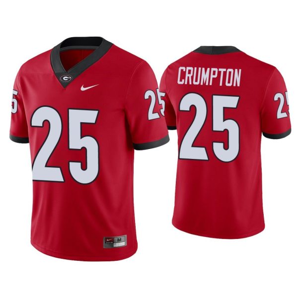 Men Ahkil Crumpton Georgia Bulldogs Red College Football Alumni Player Jersey