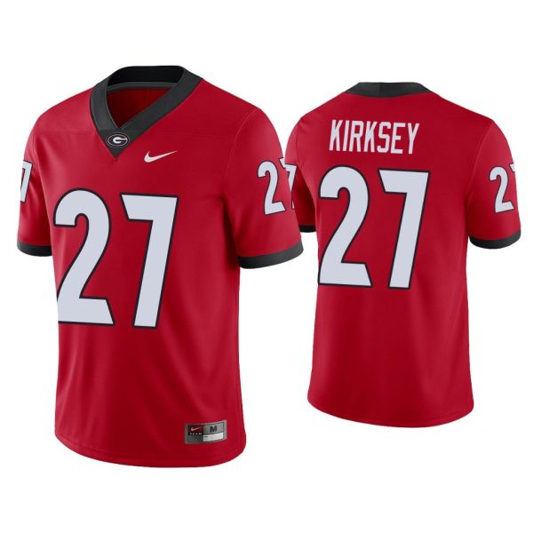 Men Austin Kirksey Georgia Bulldogs Red College Football Alumni Player Jersey