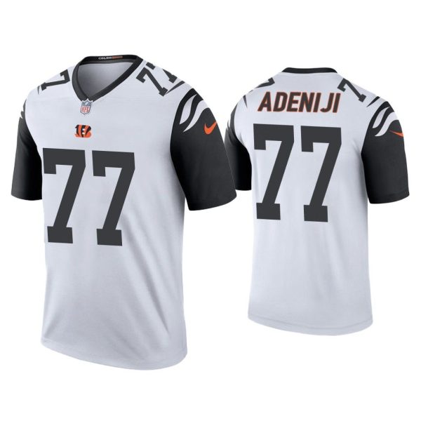 Men Color Rush Legend Hakeem Adeniji Cincinnati Bengals White Jersey