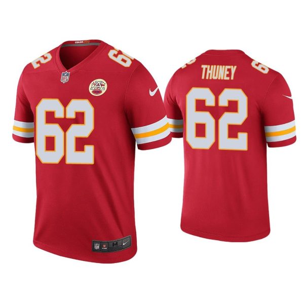 Men Color Rush Legend Joe Thuney Kansas City Chiefs Red Jersey
