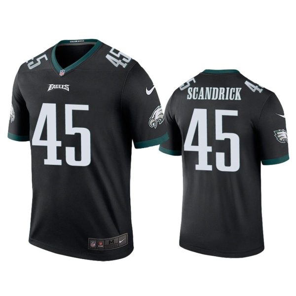 Men Color Rush Legend Orlando Scandrick Philadelphia Eagles Black Jersey