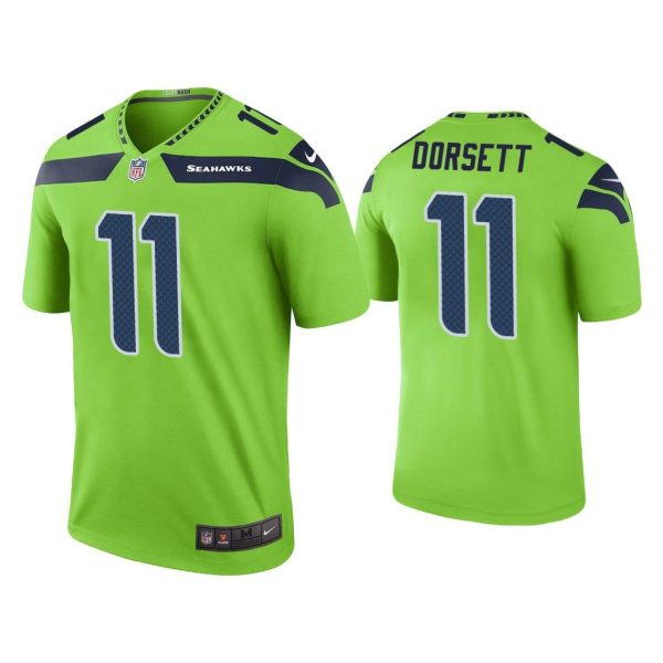 Men Color Rush Legend Phillip Dorsett Seattle Seahawks Green Jersey