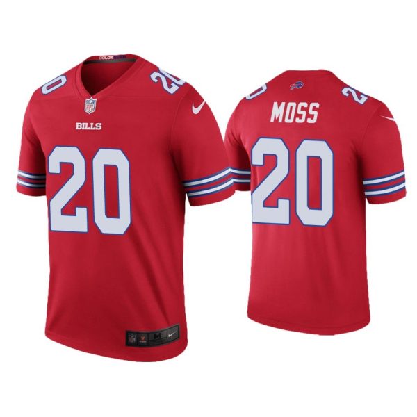 Men Color Rush Legend Zack Moss Buffalo Bills Red Jersey