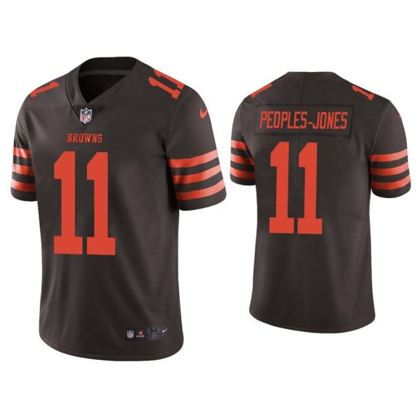 Men Color Rush Limited Donovan Peoples-Jones Cleveland Browns Brown Jersey