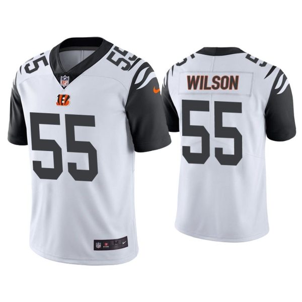 Men Color Rush Limited Logan Wilson Cincinnati Bengals White Jersey