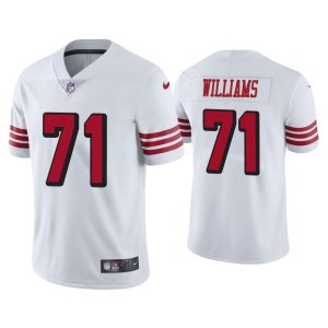 Men Color Rush Limited Trent Williams San Francisco 49ers White Jersey