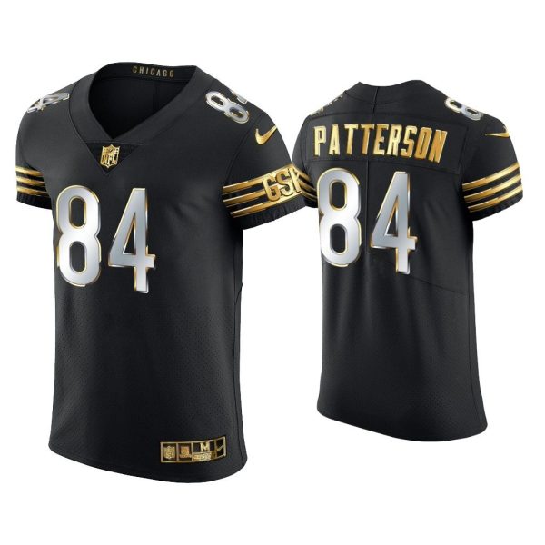 Men Cordarrelle Patterson Chicago Bears Black Golden Edition Vapor Elite Jersey