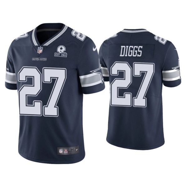 Men Dallas Cowboys 60th Anniversary Trevon Diggs Navy Limited Jersey
