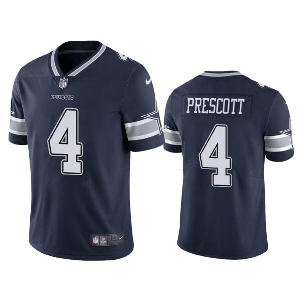 Men Dallas Cowboys Dak Prescott #4 Navy Color Rush Limited Jersey