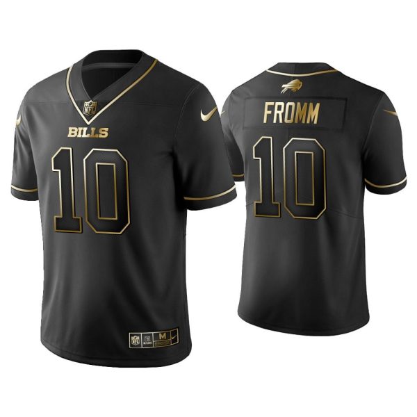 Men Golden Edition Vapor Limited Bills Jake Fromm Black Jersey