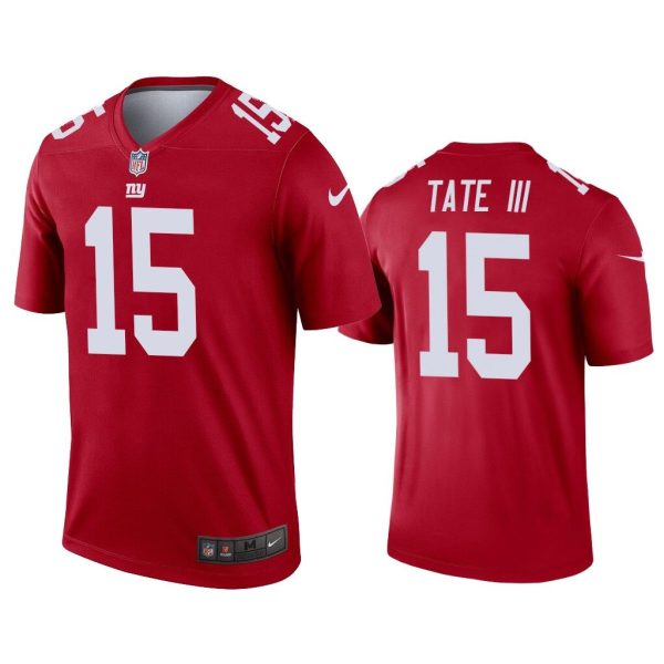 Men Golden Tate New York Giants Red Inverted Legend Jersey