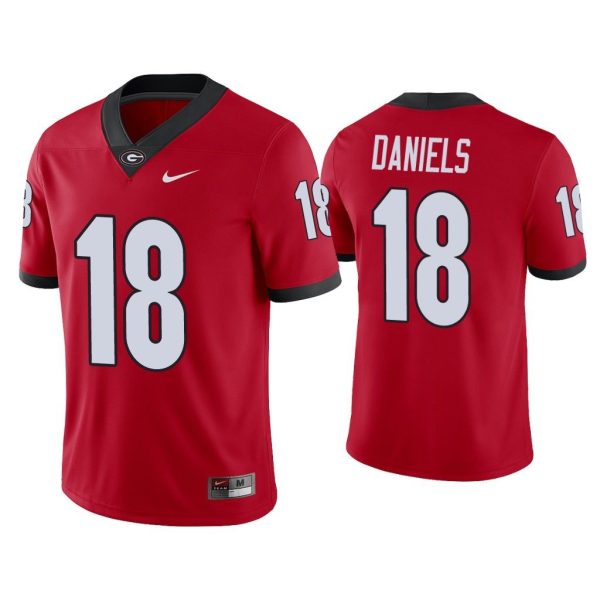 Men JT Daniels Georgia Bulldogs Red College Football Alumni Player Jersey