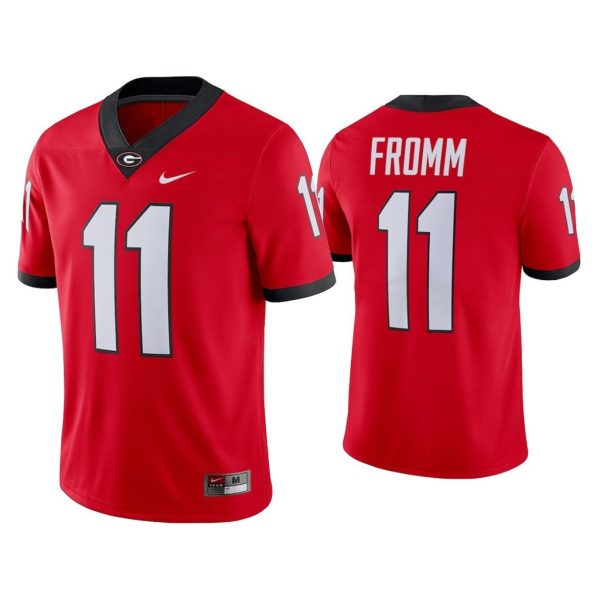 Men Jake Fromm Georgia Bulldogs Red College Football Alumni Player Jersey