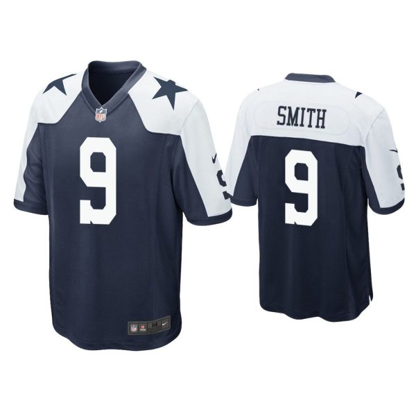 Men Jaylon Smith Dallas Cowboys Navy Alternate Game Jersey