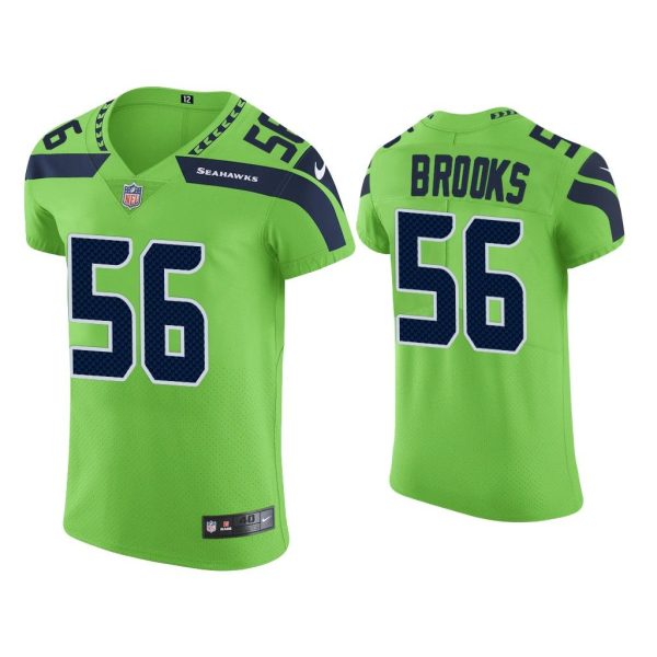 Men Jordyn Brooks Seattle Seahawks Neon Green Vapor Elite Jersey