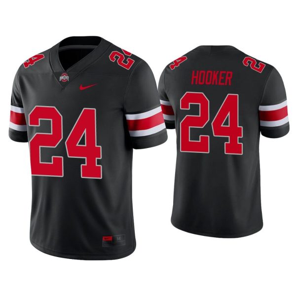 Men Malik Hooker #24 Ohio State Buckeyes Black College Football Alternate Game Jersey