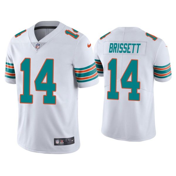 Men Miami Dolphins Jacoby Brissett Vapor Limited White Jersey