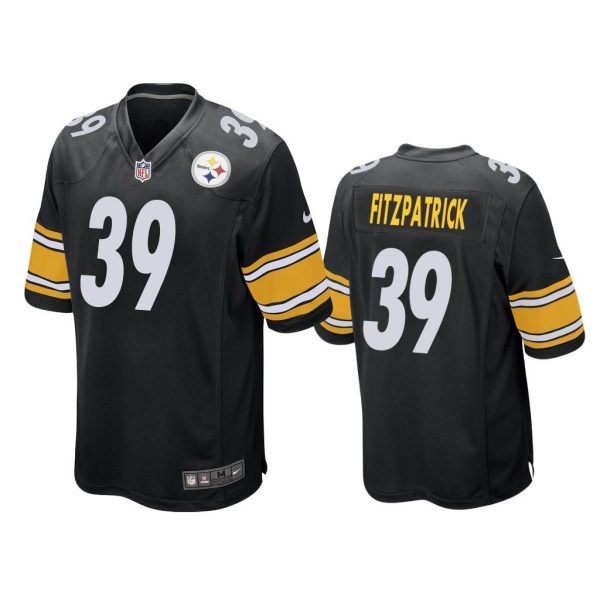 Men Minkah Fitzpatrick Pittsburgh Steelers Black Game Jersey