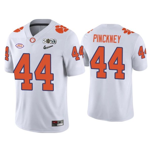 Men Nyles Pinckney Clemson Tigers White College Football Playoff Game Jersey