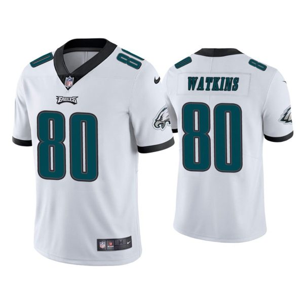 Men Philadelphia Eagles Quez Watkins Vapor Limited White Jersey