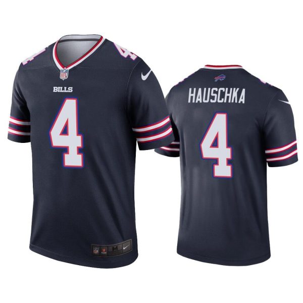 Men Steven Hauschka Buffalo Bills Navy Inverted Legend Jersey