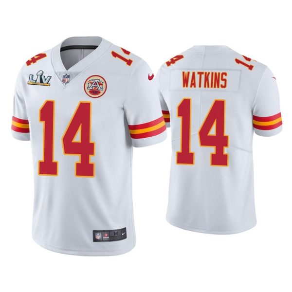 Sammy Watkins Kansas City Chiefs Super Bowl LV White Vapor Limited Jersey