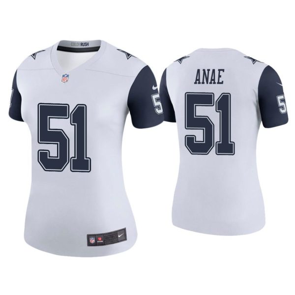 Women Color Rush Legend Bradlee Anae Dallas Cowboys White Jersey