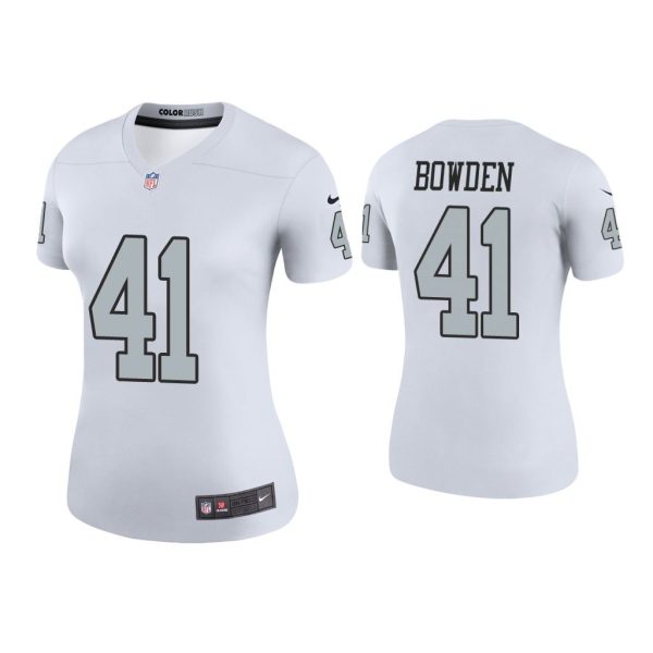 Women Color Rush Legend Lynn Bowden Las Vegas Raiders White Jersey