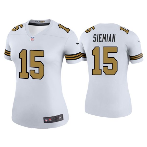 Women Color Rush Legend Trevor Siemian New Orleans Saints White Jersey