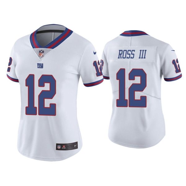 Women Color Rush Limited John Ross III New York Giants White Jersey