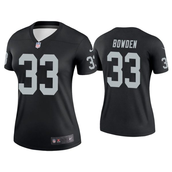 Women Lynn Bowden Las Vegas Raiders Black Legend Jersey
