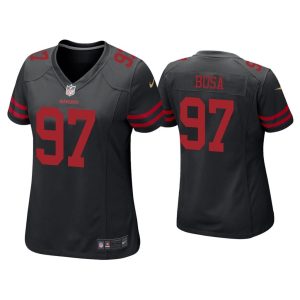 Women Nick Bosa San Francisco 49ers Black Game Jersey