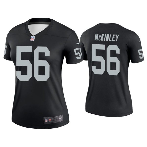Women Takkarist McKinley Las Vegas Raiders Black Legend Jersey