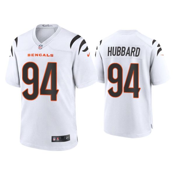 2021 Sam Hubbard Cincinnati Bengals White Game Jersey