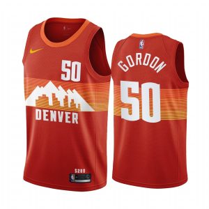 Aaron Gordon Denver Nuggets Orange City Edition 2021 Trade Jersey