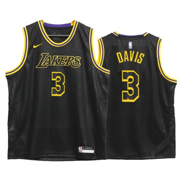 Anthony Davis Los Angeles Lakers youth Black Mamba Inspired City Jersey