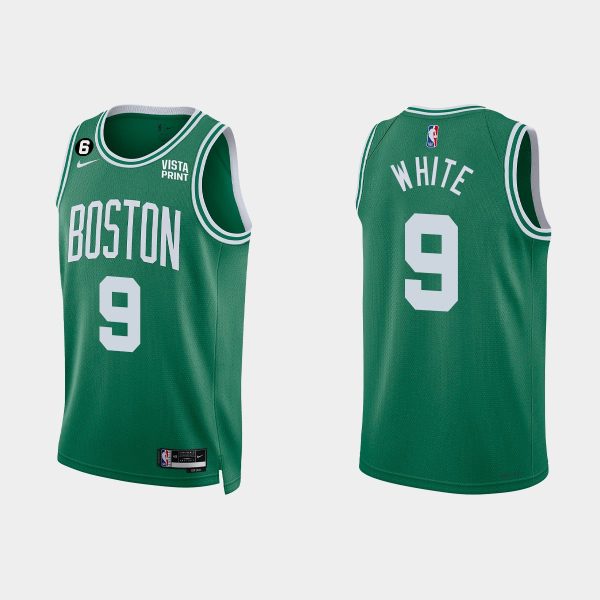 Boston Celtics #9 Derrick White 2022-23 Icon Edition Kelly Green Jersey