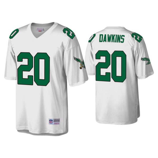 Brian Dawkins Philadelphia Eagles White Throwback Legacy Replica Jersey