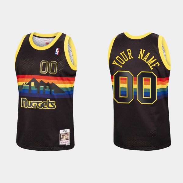 Custom #00 Denver Nuggets Reload Hardwood Classics Jersey