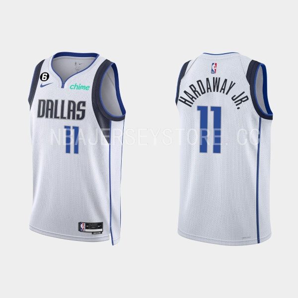 Dallas Mavericks Tim Hardaway Jr. #11 2022-23 Association Edition White Jersey Swingman